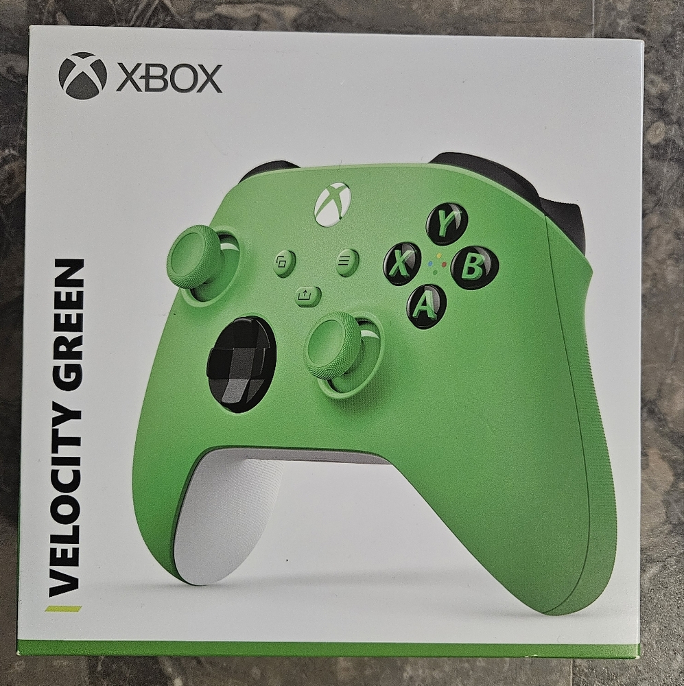 Lile New Opened Box Xbox Velocity Green Wireless Controller
